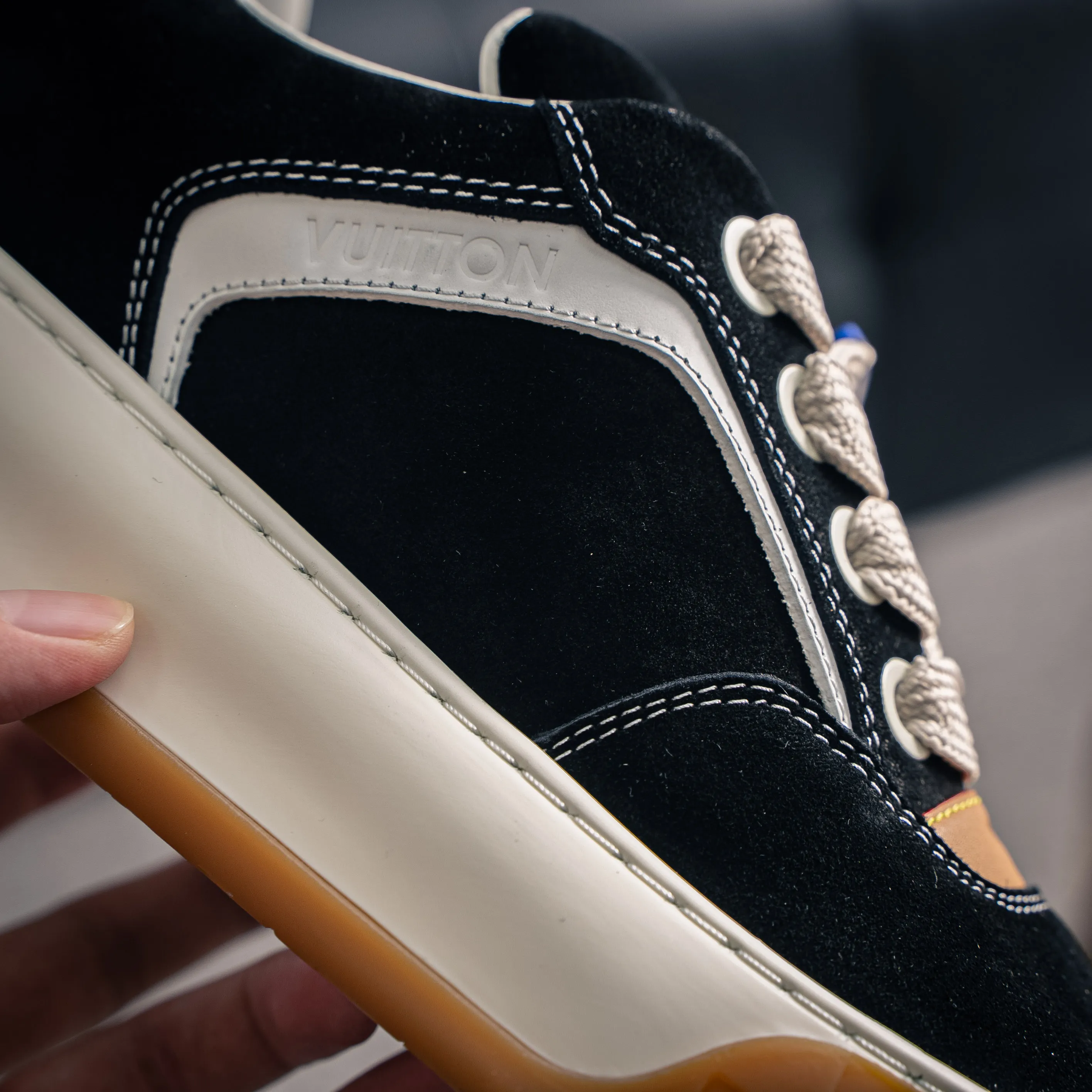 # LV tilted ， Shoes，Sneakers， Shoes，Skate Shoes~~ Sneakers， LV Shoes ， Cushioning TPU Vuitton ，